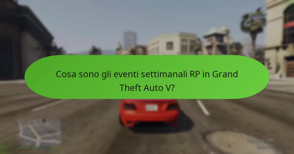 Quali missioni speciali sono disponibili durante gli eventi settimanali RP?