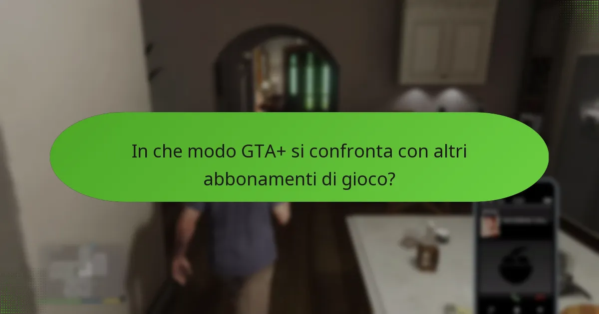 Qual è la struttura dei prezzi per GTA+?