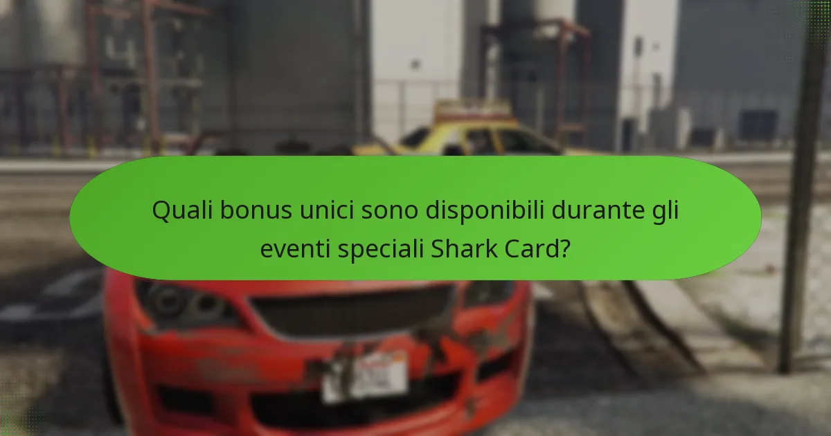 Quando si svolgono gli eventi speciali Shark Card?
