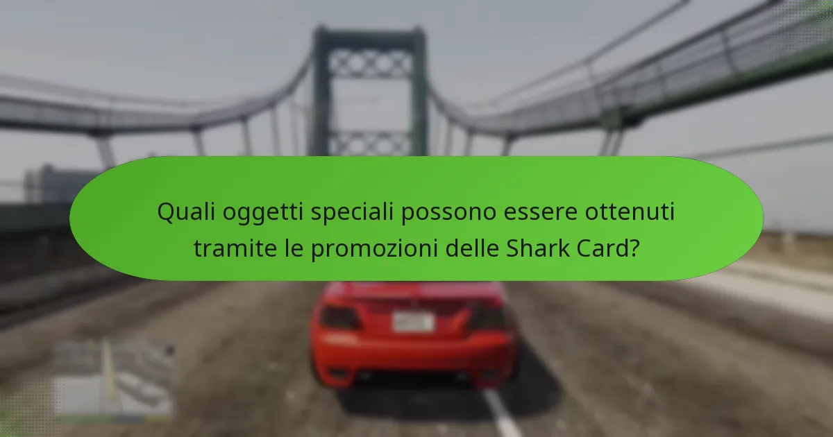 Quali ricompense uniche sono incluse nelle promozioni delle Shark Card?