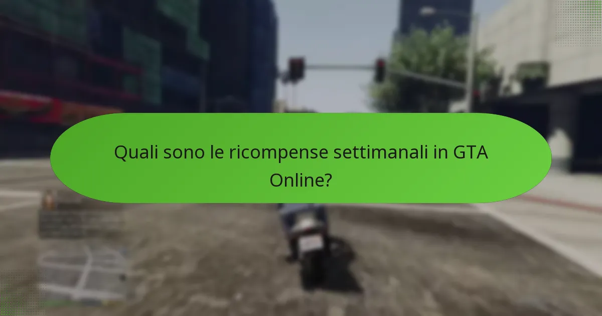Quali sono i rischi o le limitazioni delle ricompense settimanali in GTA Online?